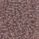 Miyuki rocailles kralen 8/0 - Cocoa lined crystal 8-224